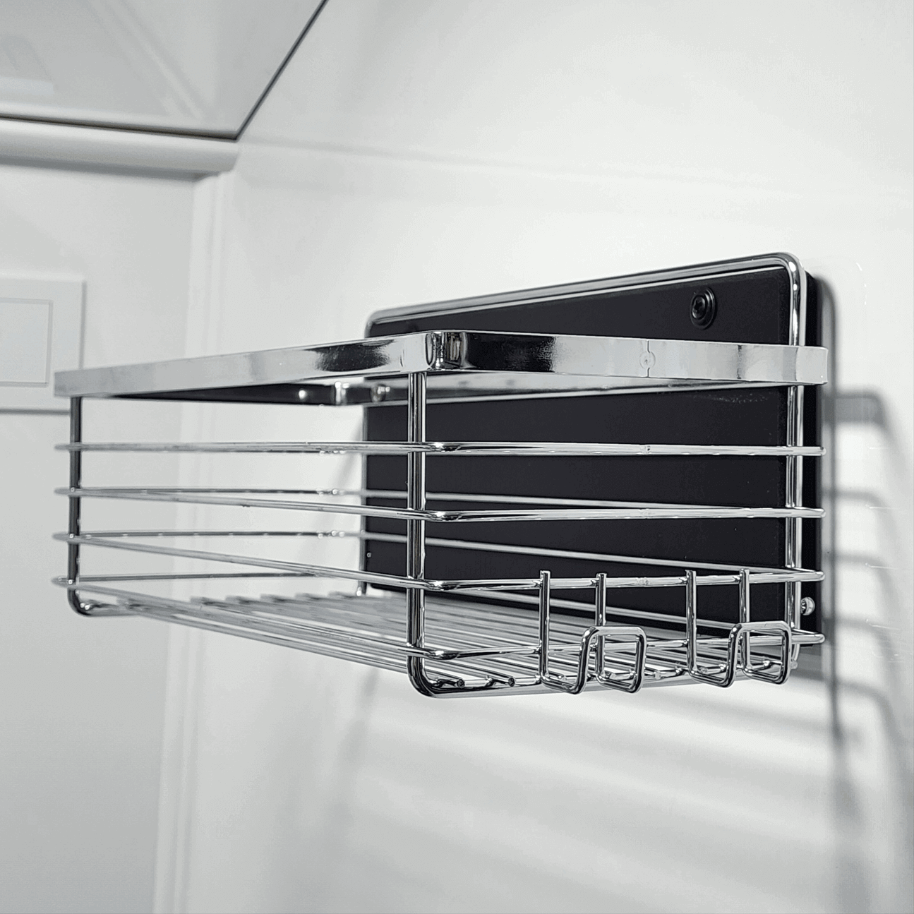 Stainless Steel Wire Basket Caddy Shelf Set